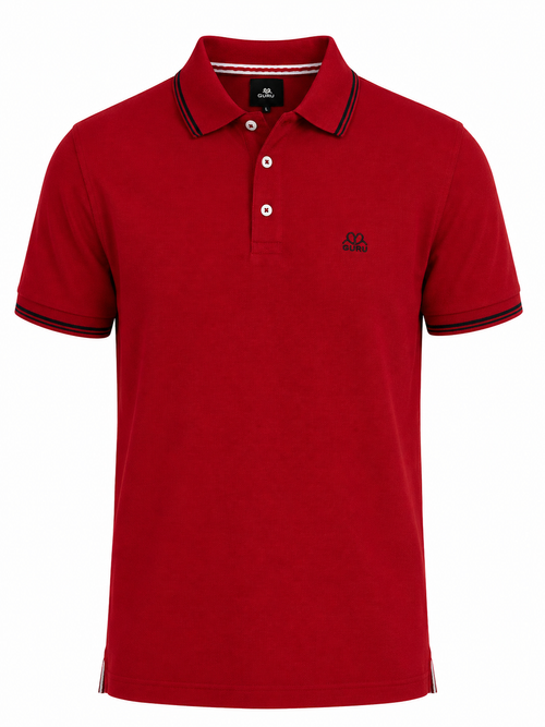 Charger l'image 1 dans la galerie. Polo basic uomo con ricamo GU3502