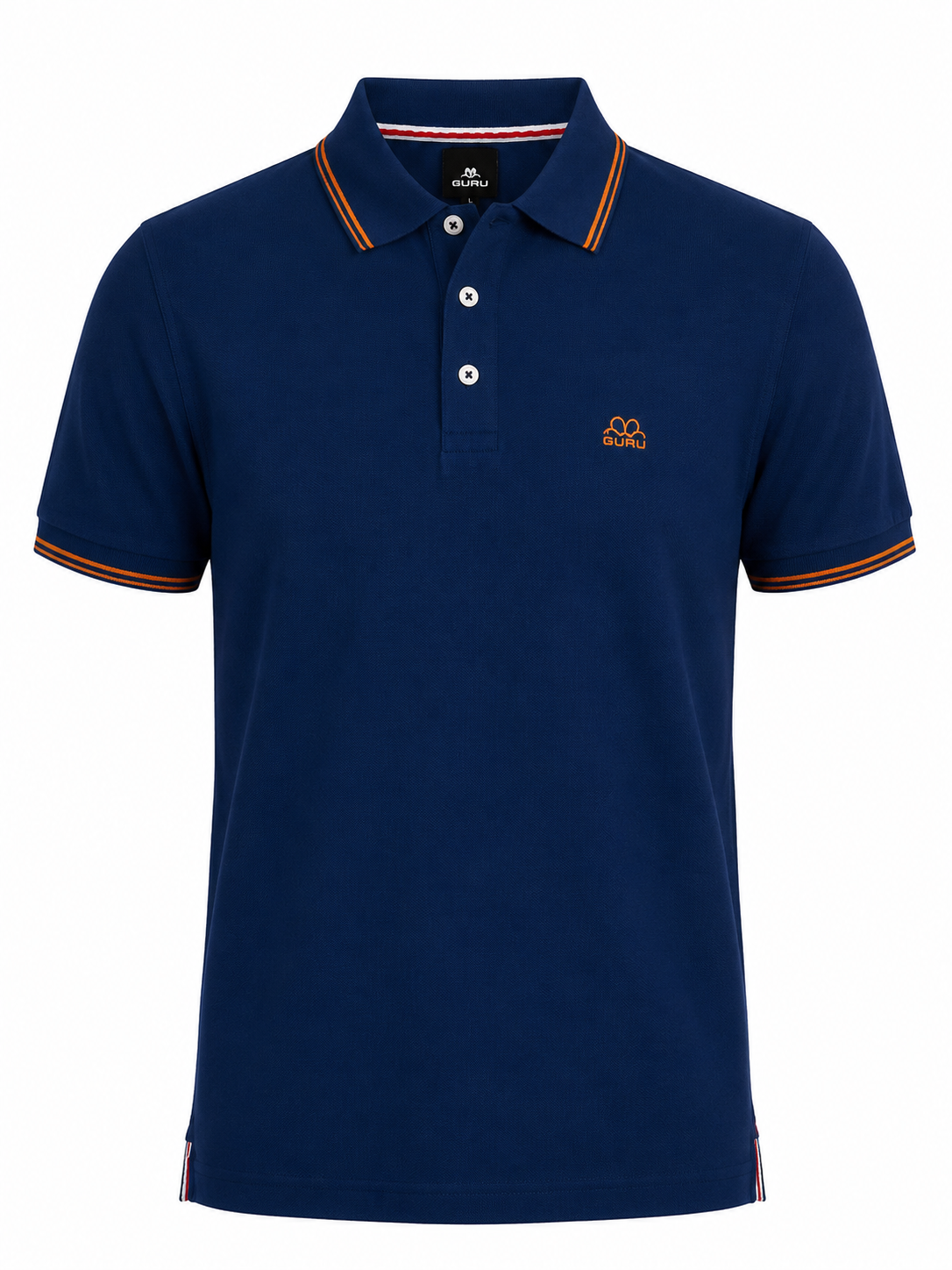 Polo basic uomo con ricamo GU3502