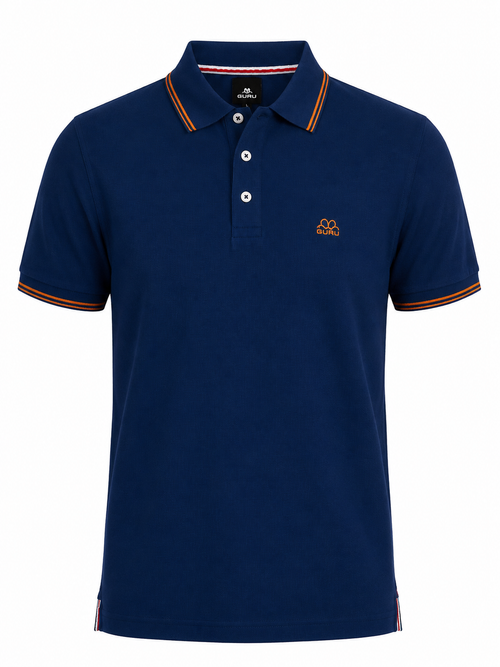 Charger l'image 1 dans la galerie. Polo basic uomo con ricamo GU3502