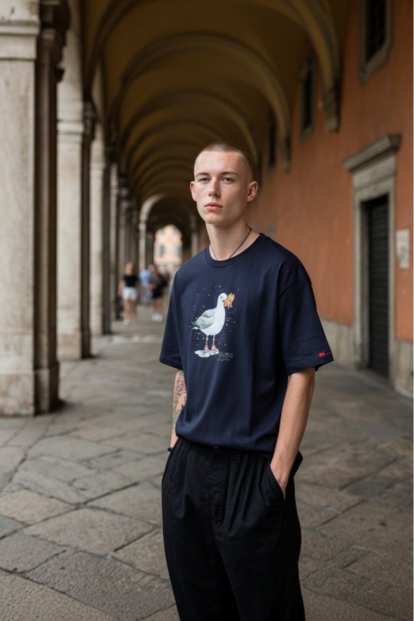 T-shirt Uomo GURU Graphic Bloom GM102