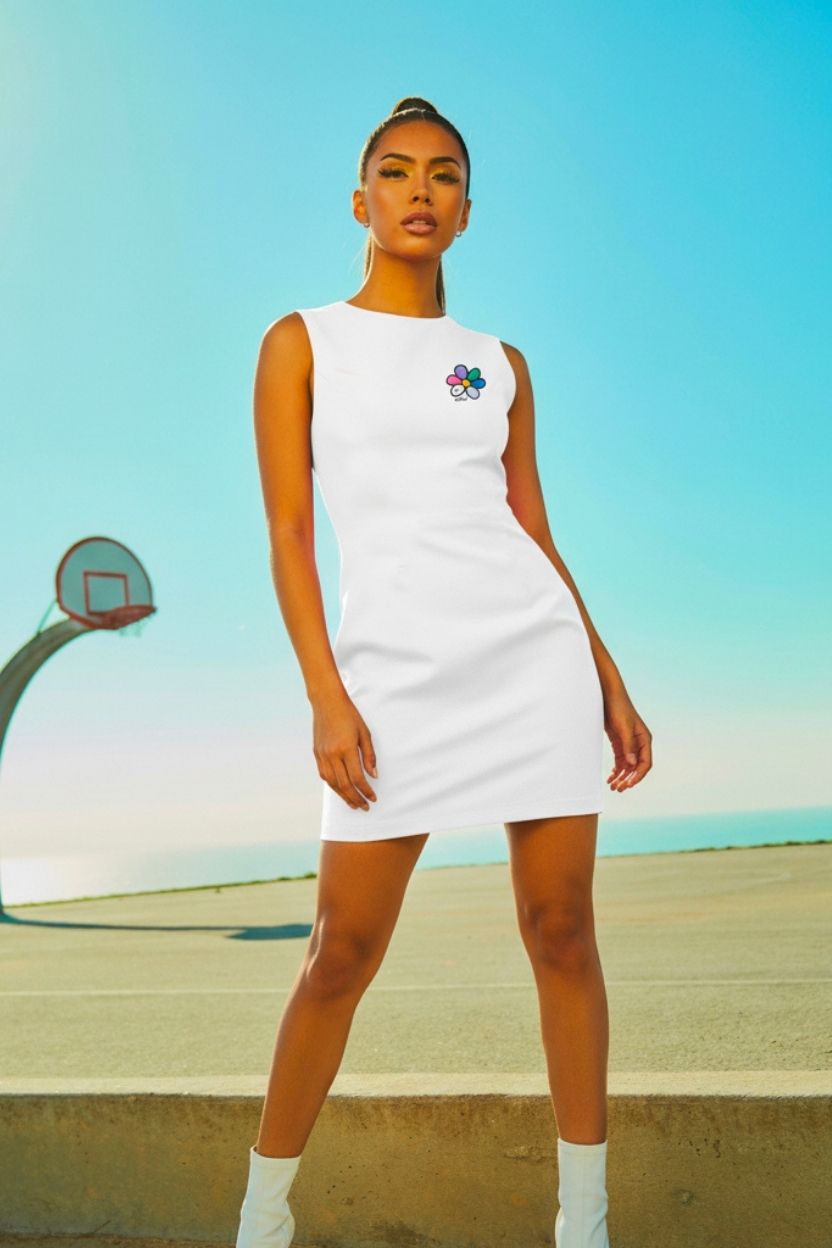 Dress Midi Donna GURU Flower Graphic STYLE 15