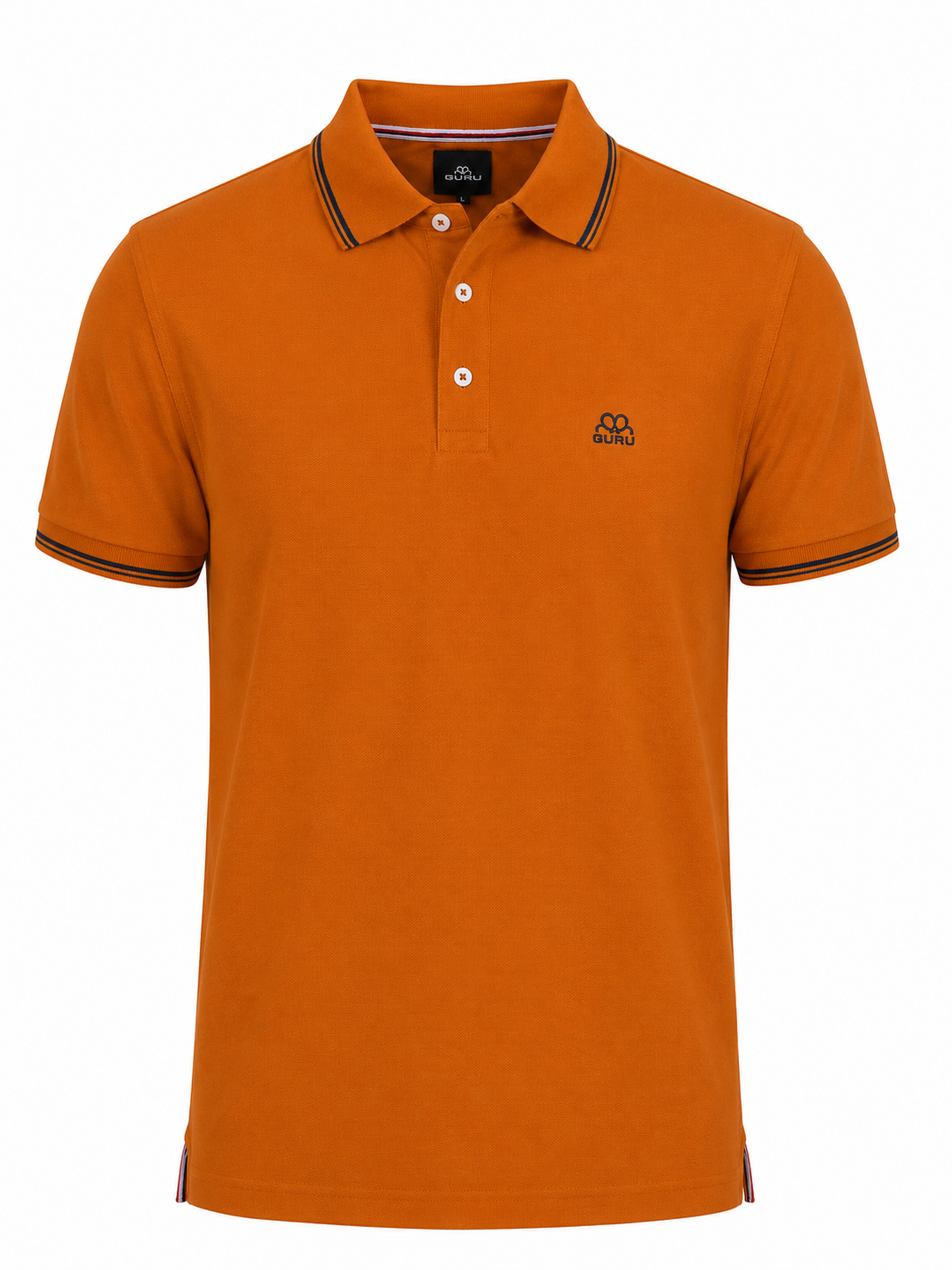 Polo basic uomo con ricamo GU3502