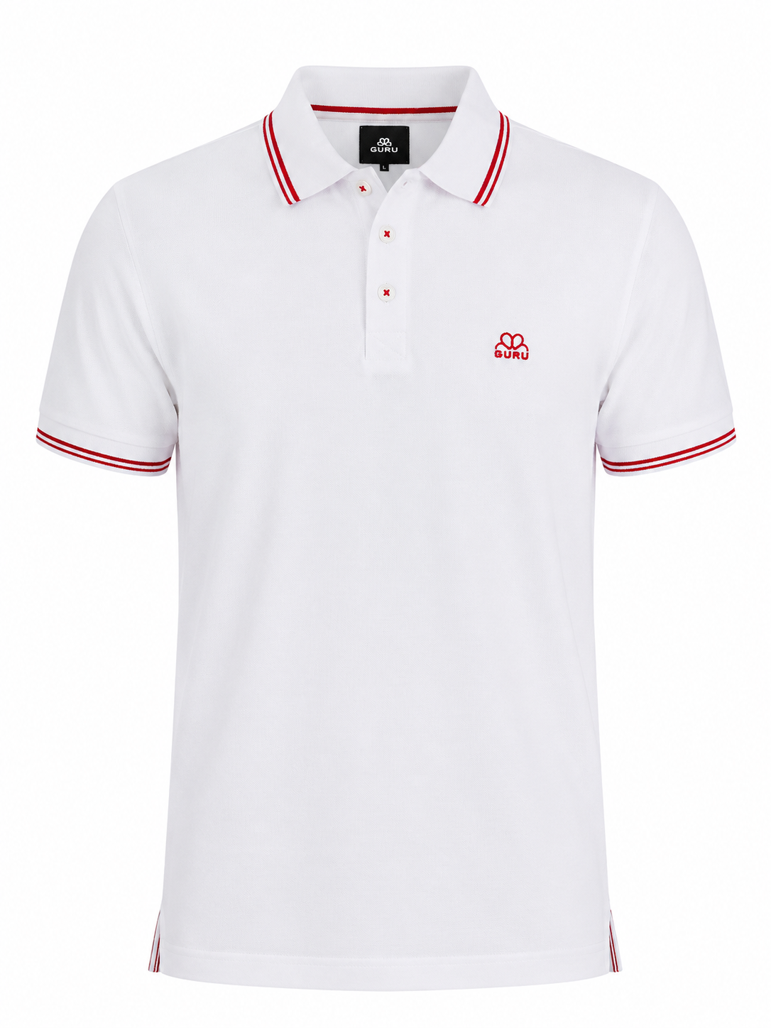 Polo basic uomo con ricamo GU3502
