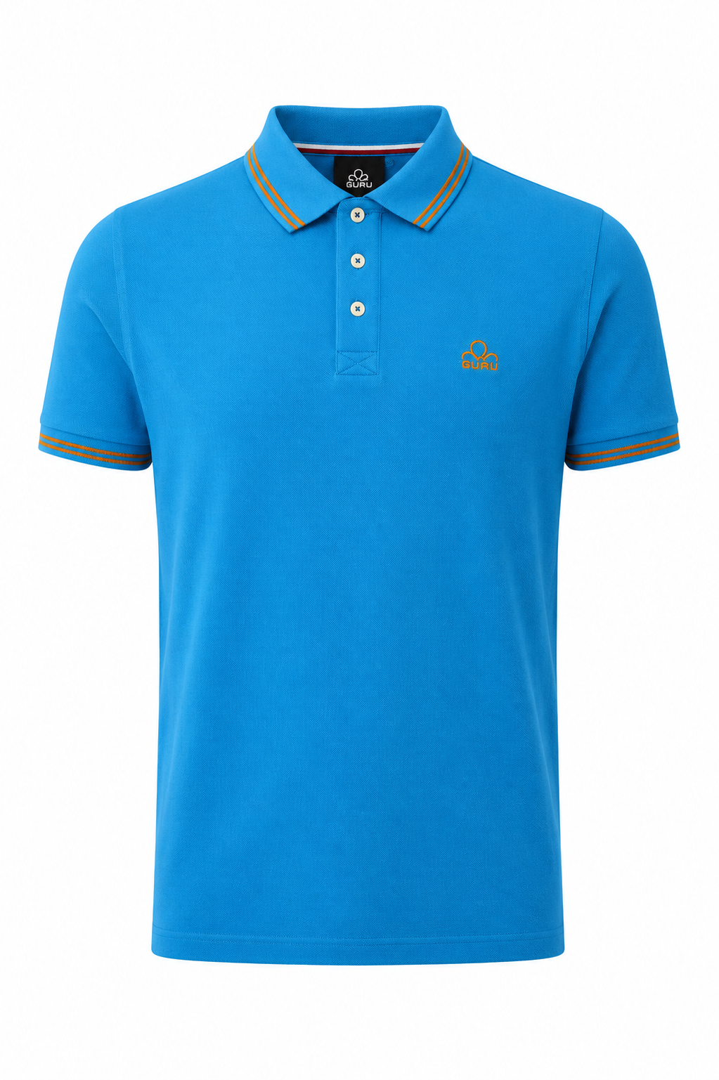 Polo basic uomo con ricamo GU3502