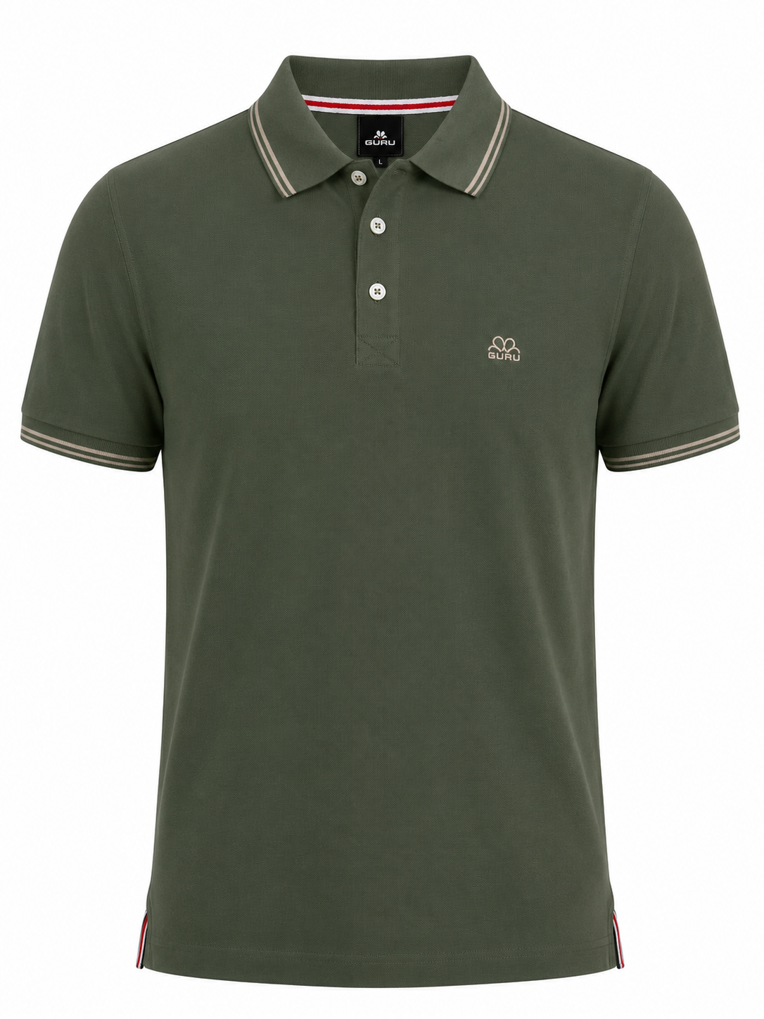 Polo basic uomo con ricamo GU3502