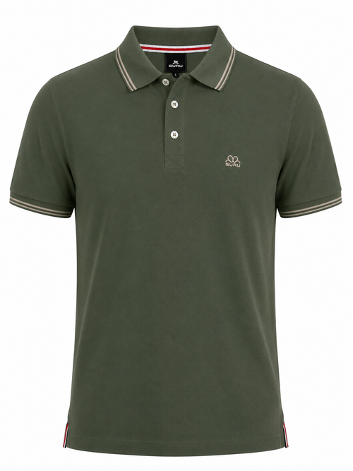 Charger l'image 1 dans la galerie. Polo basic uomo con ricamo GU3502