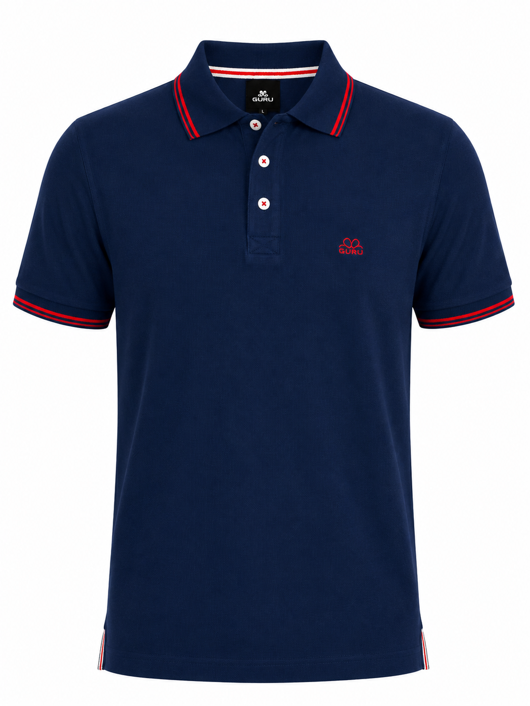 Polo basic uomo con ricamo GU3502