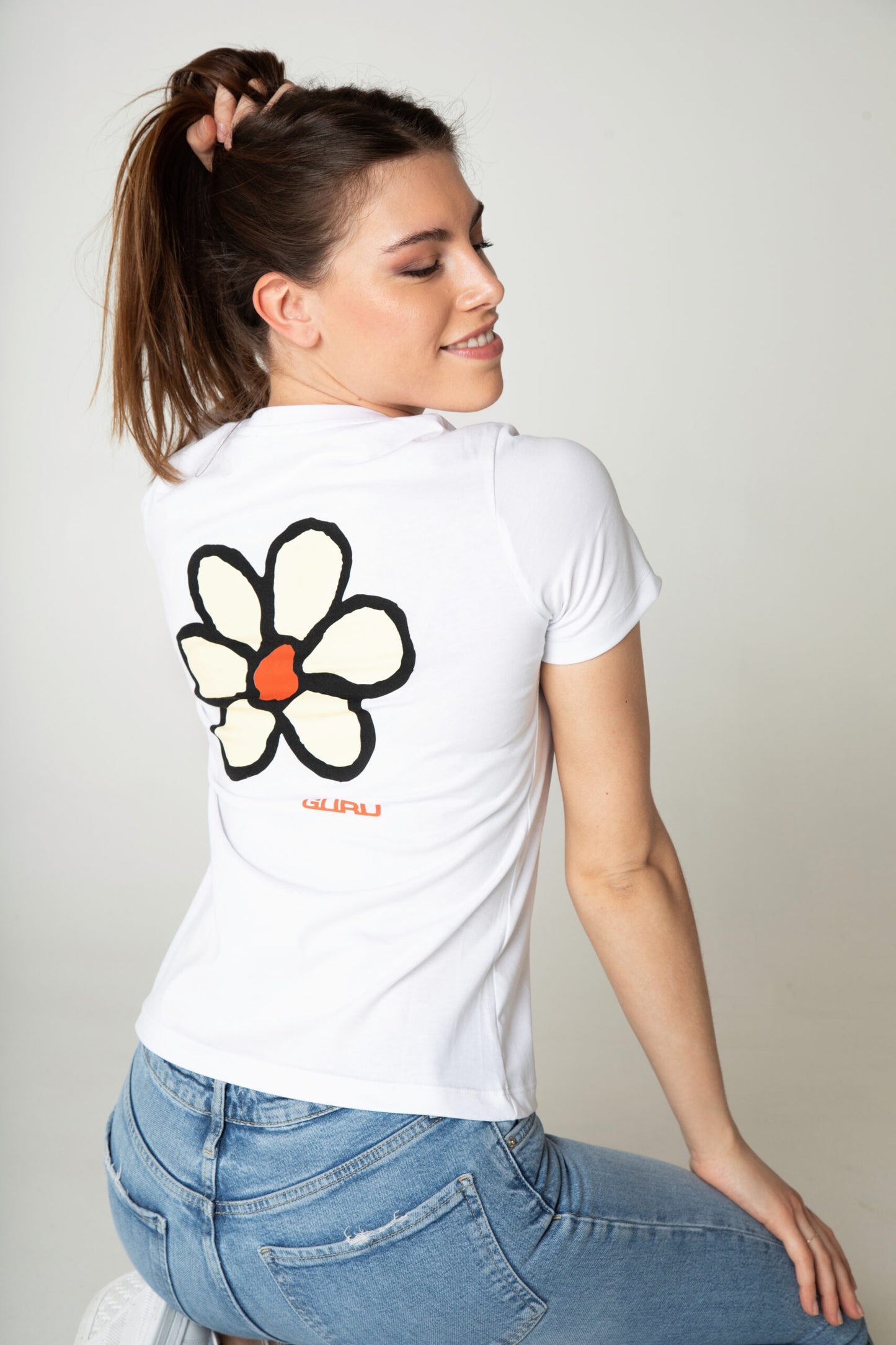 T-Shirt Donna GURU Flower MC99D