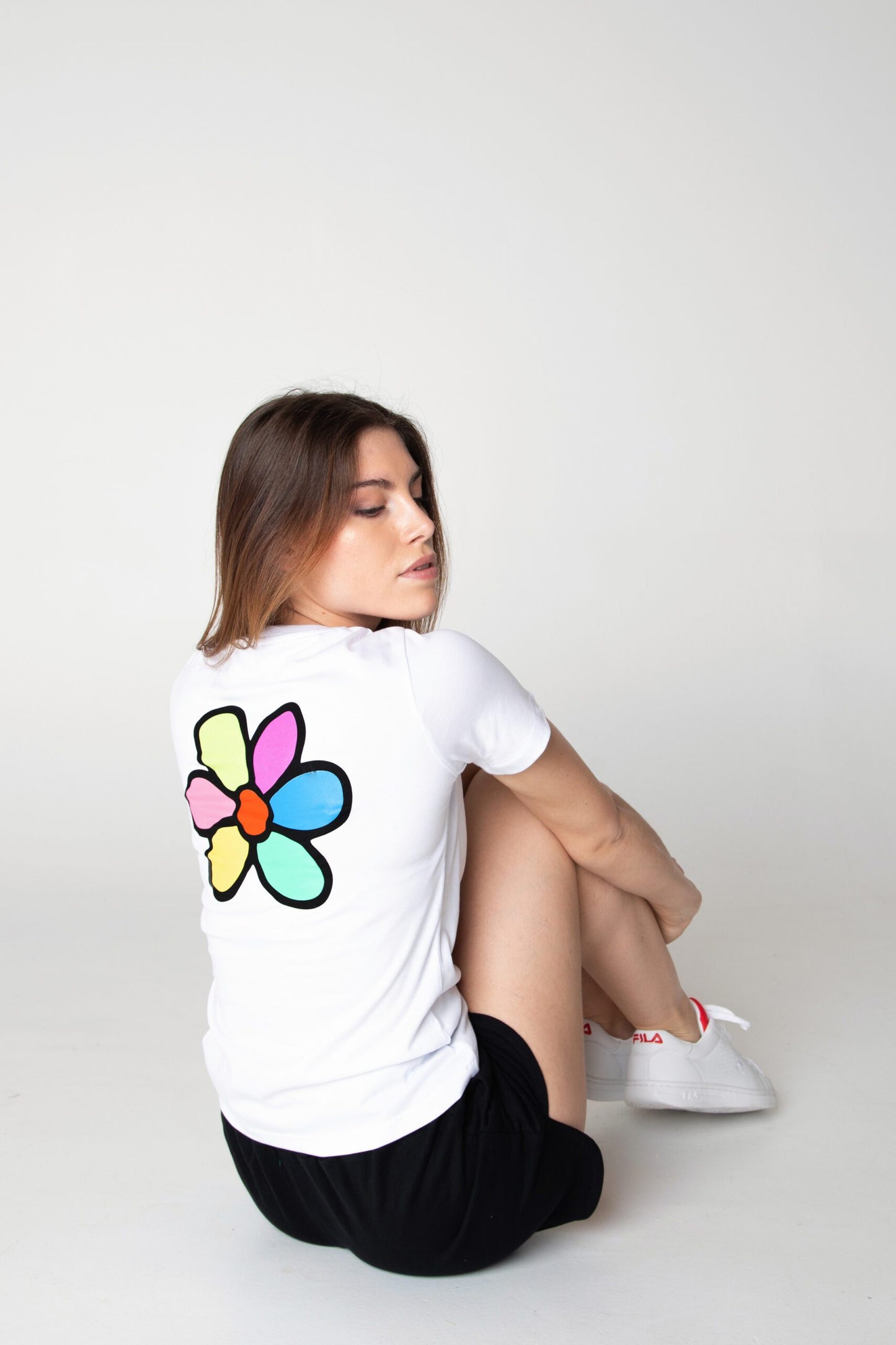 T-Shirt Donna GURU Flower Multicolor 1302