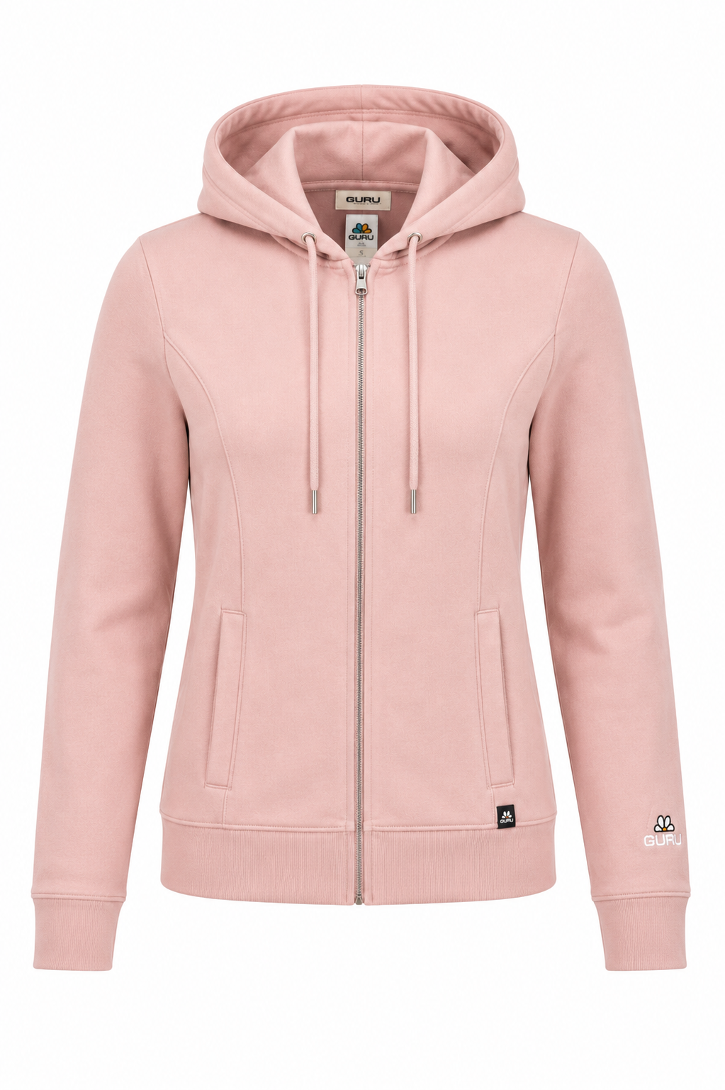 Felpa Donna Full Zip E Cappuccio  GD6010