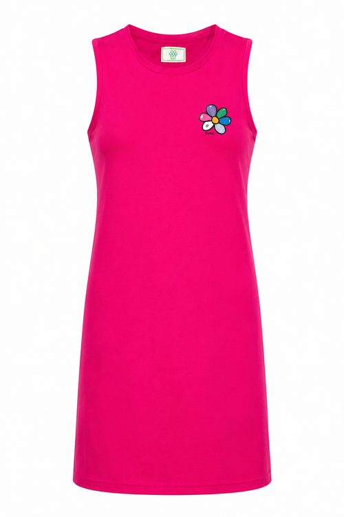 Load image 1 in gallery view. Dress Midi Donna GURU Flower Graphic STYLE 15