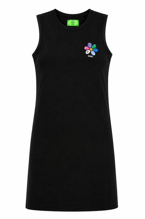 Load image 1 in gallery view. Dress Midi Donna GURU Flower Graphic STYLE 15