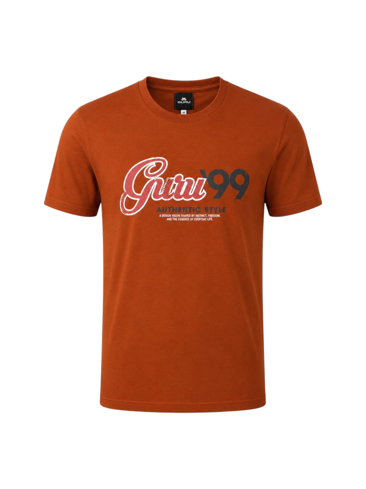 T-shirt uomo con stampa Guru99 GU/8140