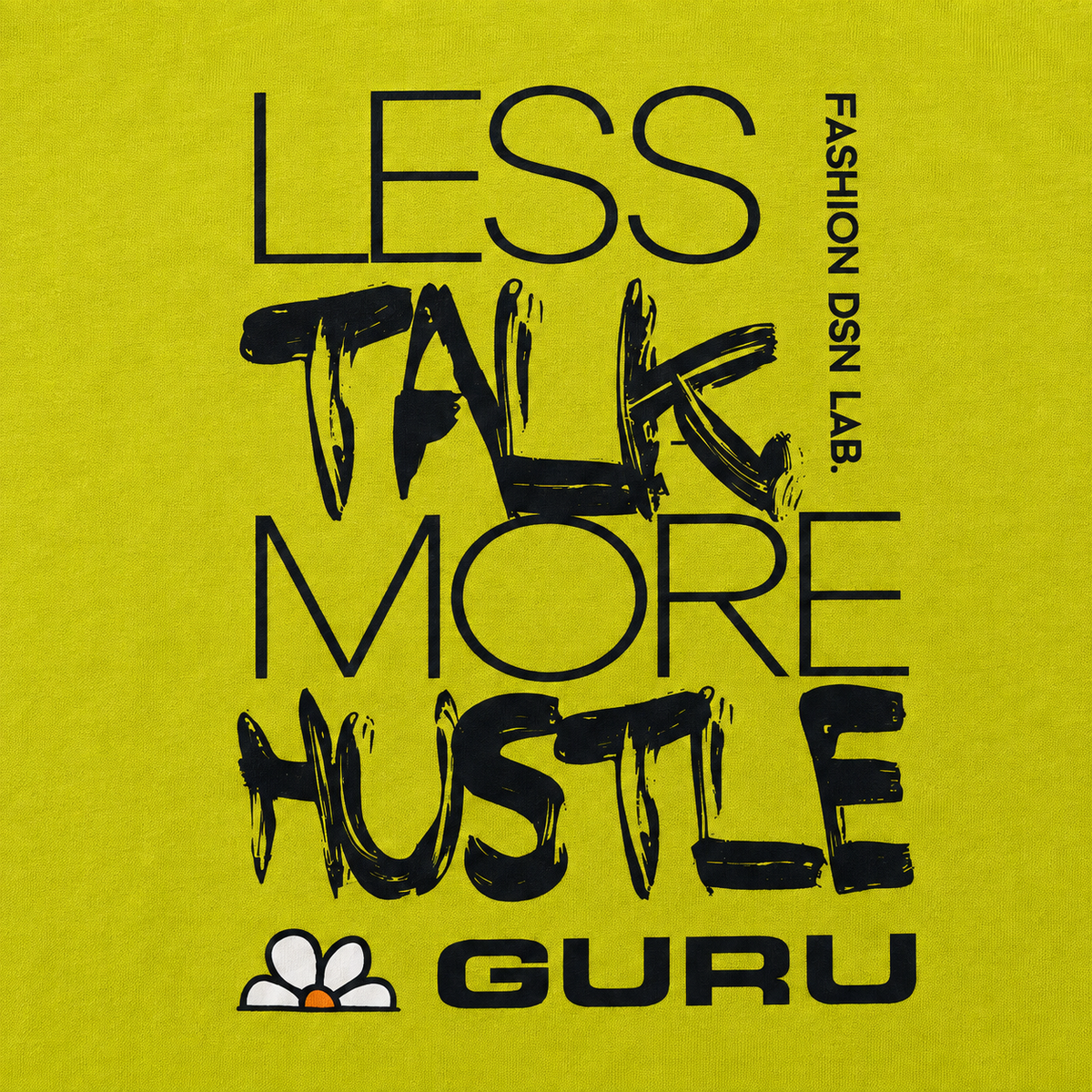 T-shirt stampa uomo less talk GU8140