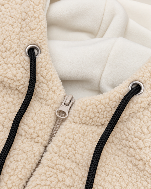 Load image 1 in gallery view. GURU Women's Teddy Hoodie with Zip – Sherpa Effect GD107