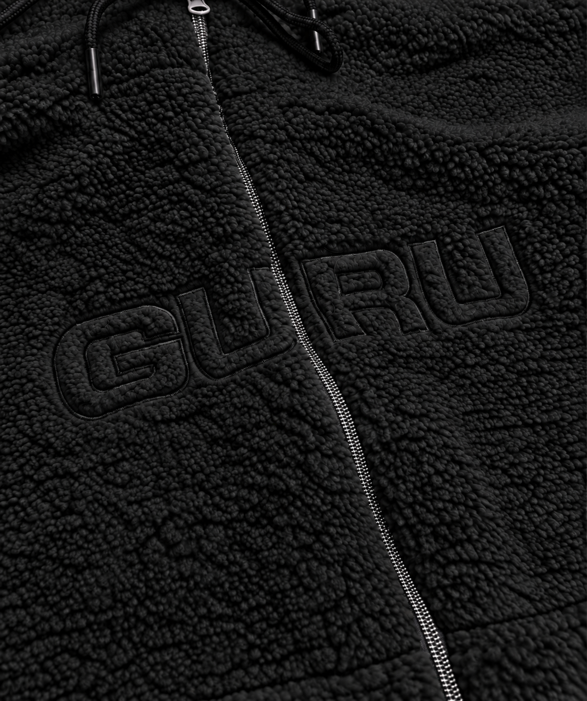 GURU Women's Teddy Hoodie with Zip – Sherpa Effect GD107