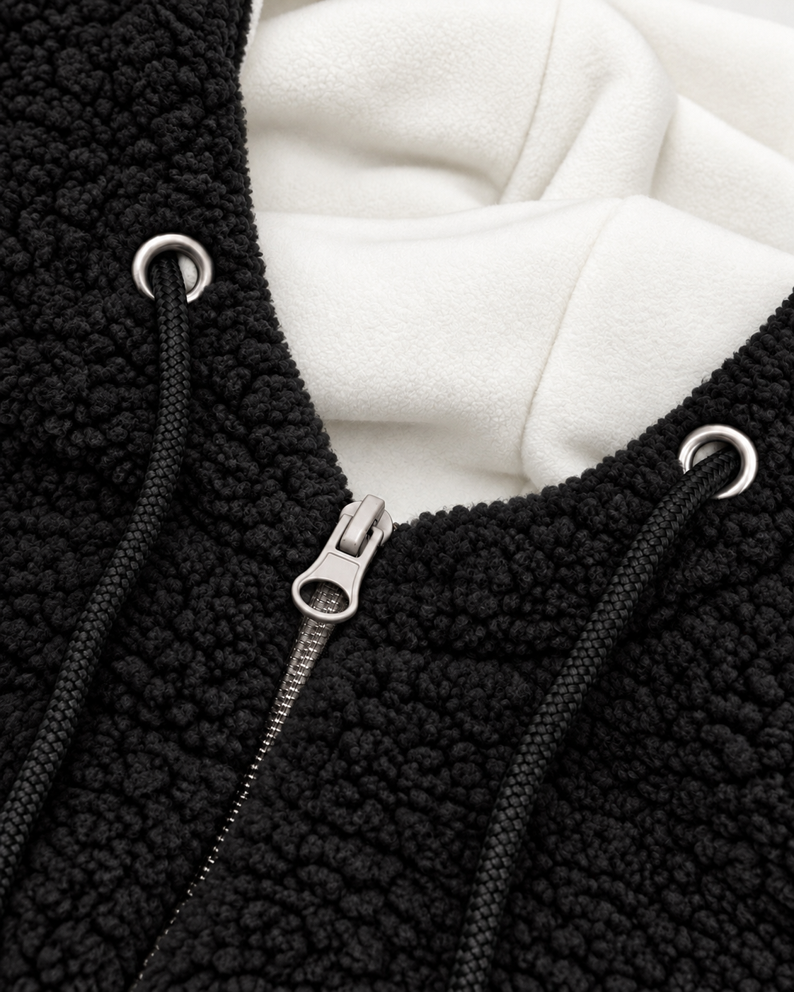 GURU Women's Teddy Hoodie with Zip – Sherpa Effect GD107