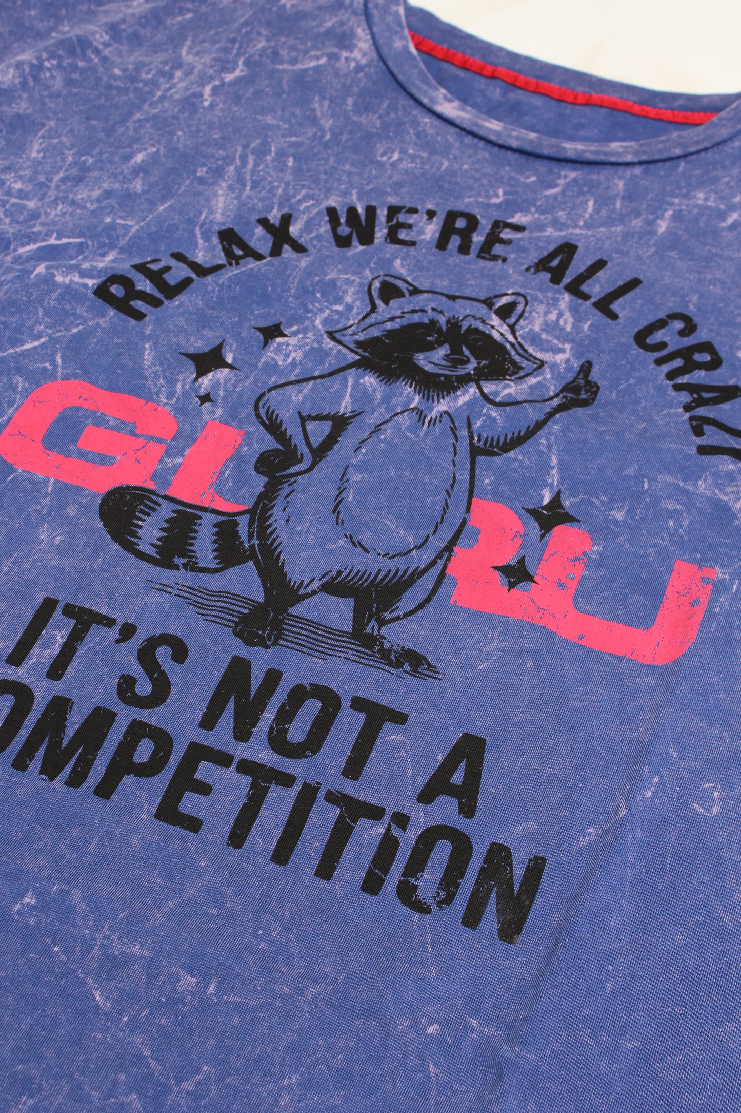 Crop T-shirt Femme Bloom "Relax We're All Crazy" GW101