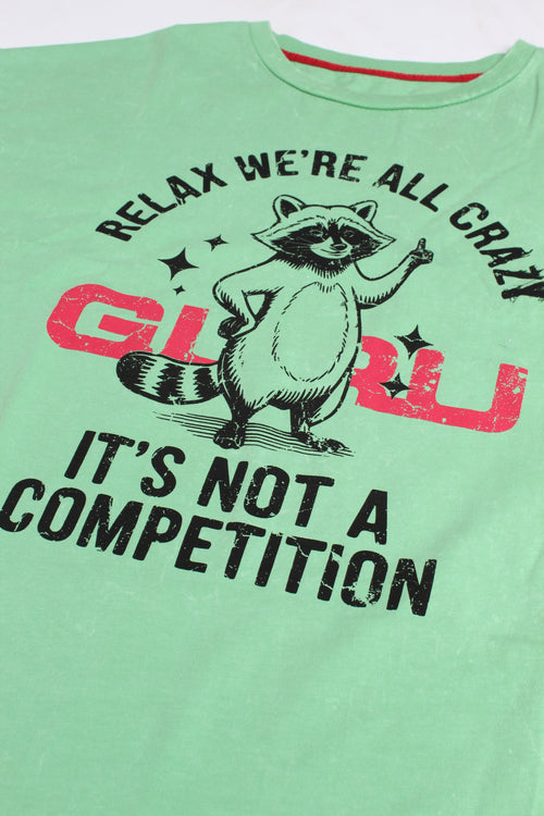 Charger l'image 1 dans la galerie. Crop T-shirt Femme Bloom "Relax We're All Crazy" GW101