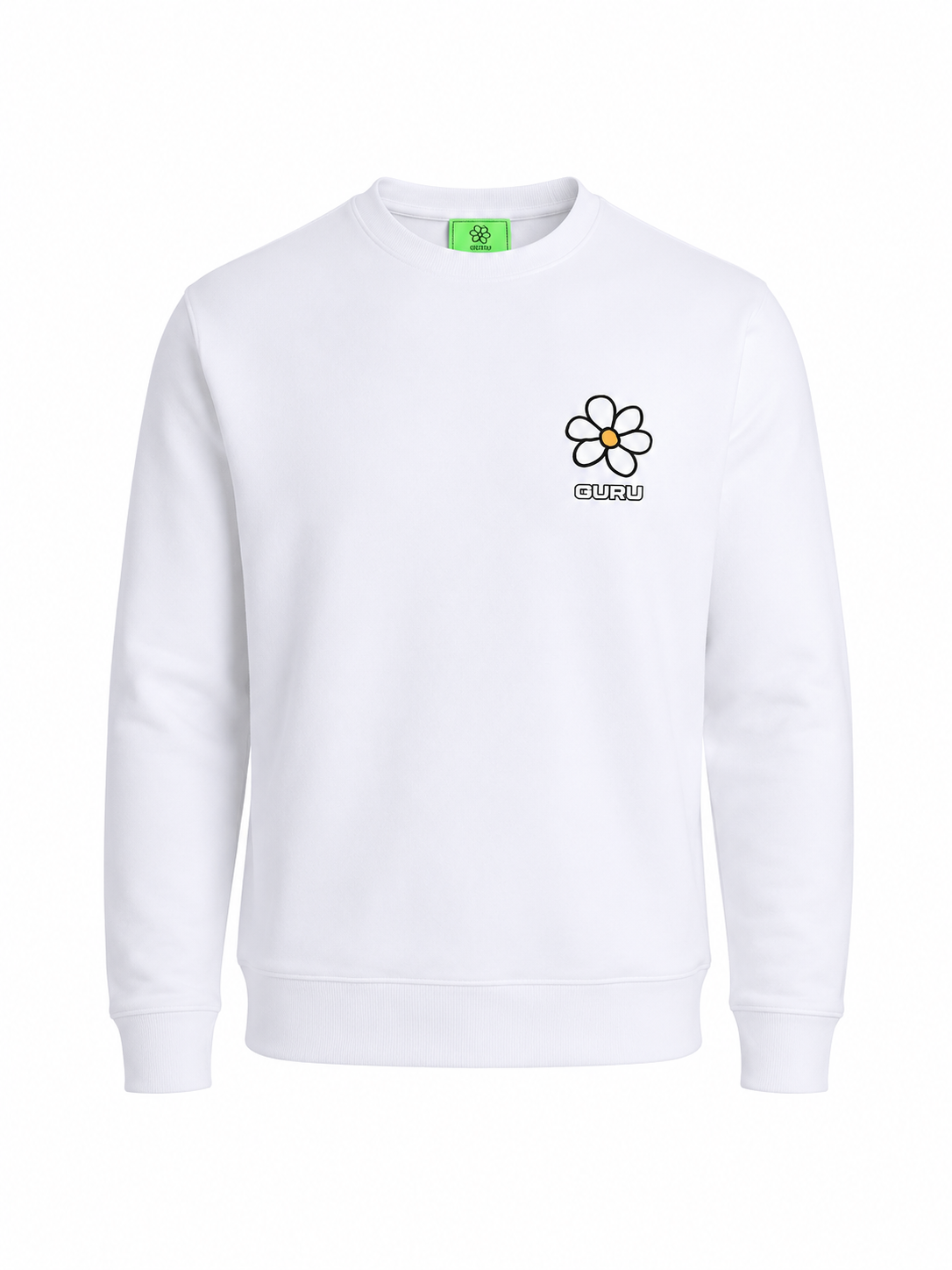 Felpa Uomo GURU Flower Tone Graphic Girocollo STYLE 21