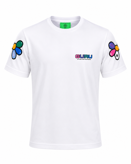 Charger l'image 1 dans la galerie. T-shirt homme GURU manches fleuries Graphique STYLE08