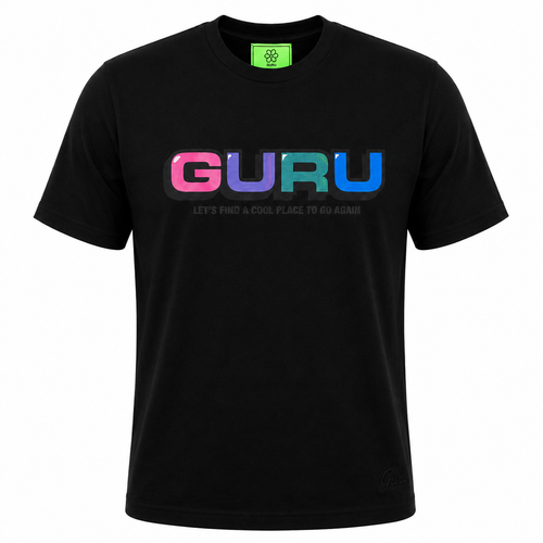 Carica immagine 1 in visualizzazione galleria. T-Shirt Uomo GURU Lettering Logo STYLE09