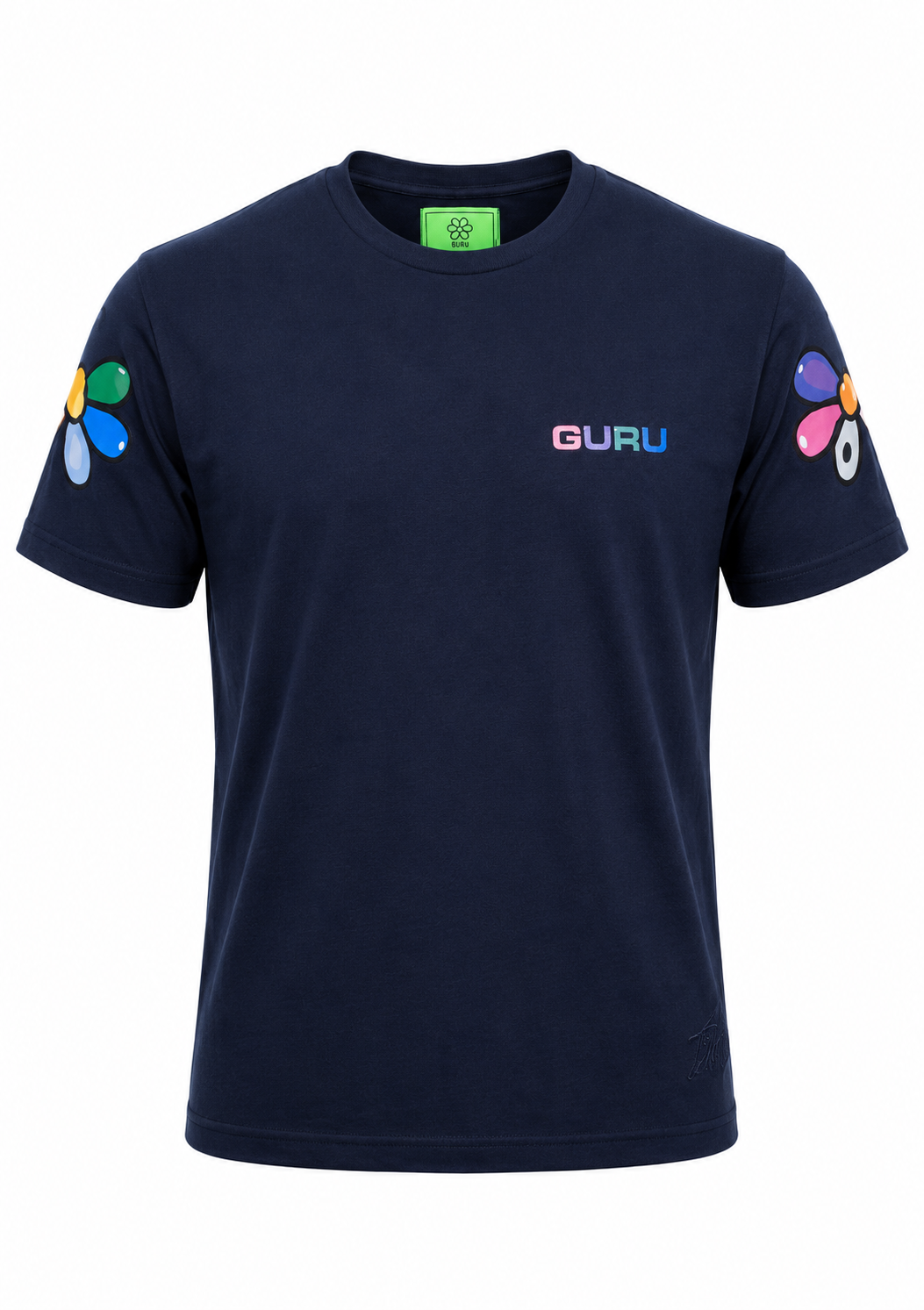 T-shirt homme GURU manches fleuries Graphique STYLE08
