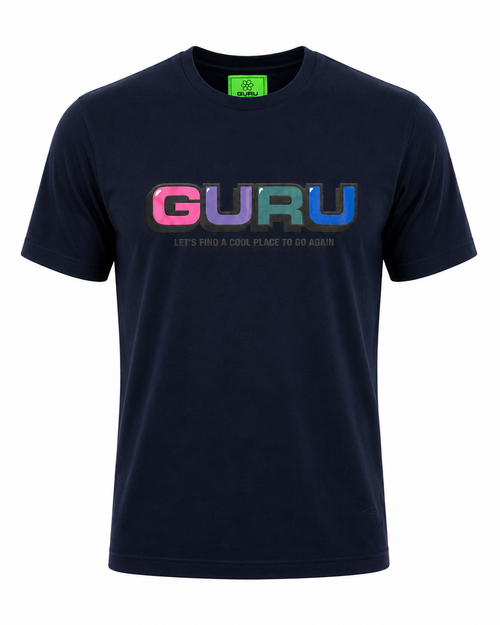 Carica immagine 1 in visualizzazione galleria. T-Shirt Uomo GURU Lettering Logo STYLE09