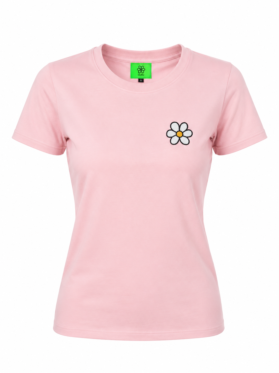 T-shirt Donna GURU Flower Ricamo 1306D