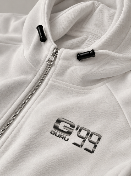 Load image 1 in gallery view. Guru G99 men's full-zip hooded sweatshirt - G99 U7