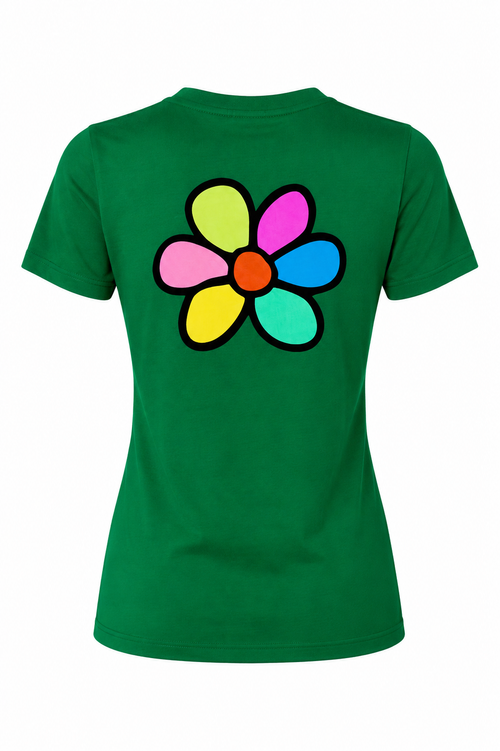 Carica immagine 1 in visualizzazione galleria. T-Shirt Donna GURU Flower Multicolor 1302