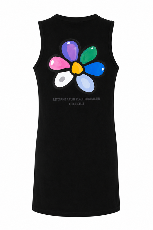 Load image 1 in gallery view. Dress Midi Donna GURU Flower Graphic STYLE 15