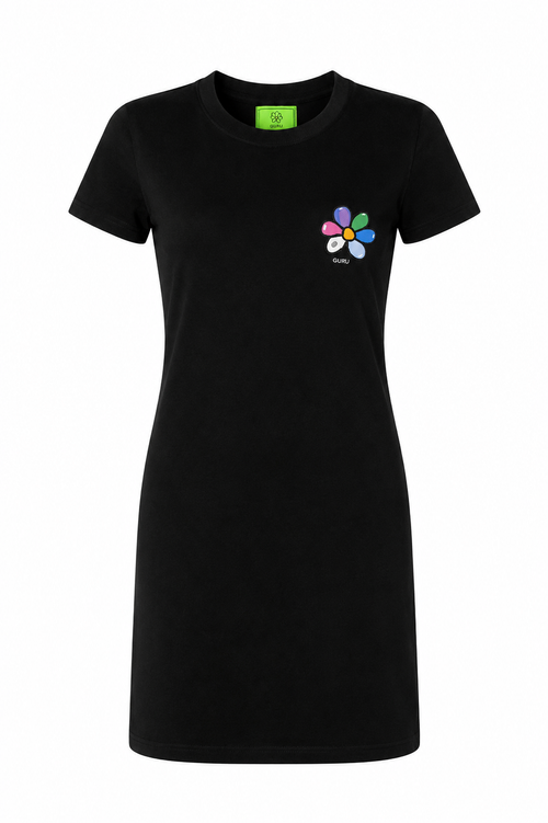Load image 1 in gallery view. Dress Midi Donna GURU Flower Graphic STYLE 14