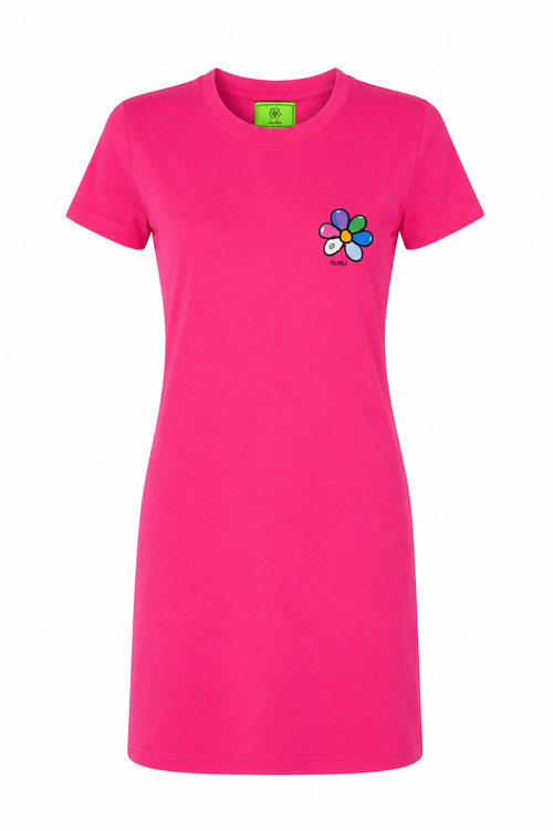Load image 1 in gallery view. Dress Midi Donna GURU Flower Graphic STYLE 14