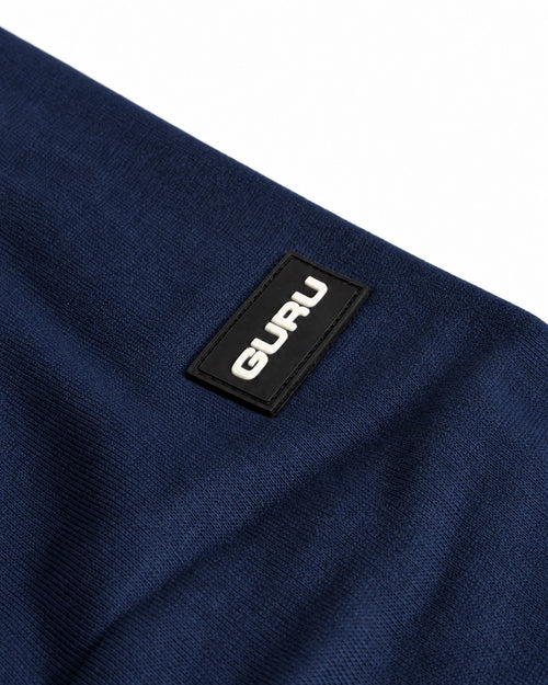 Load image 1 in gallery view. Felpa uomo GURU GU1106 blu navy – dettaglio patch