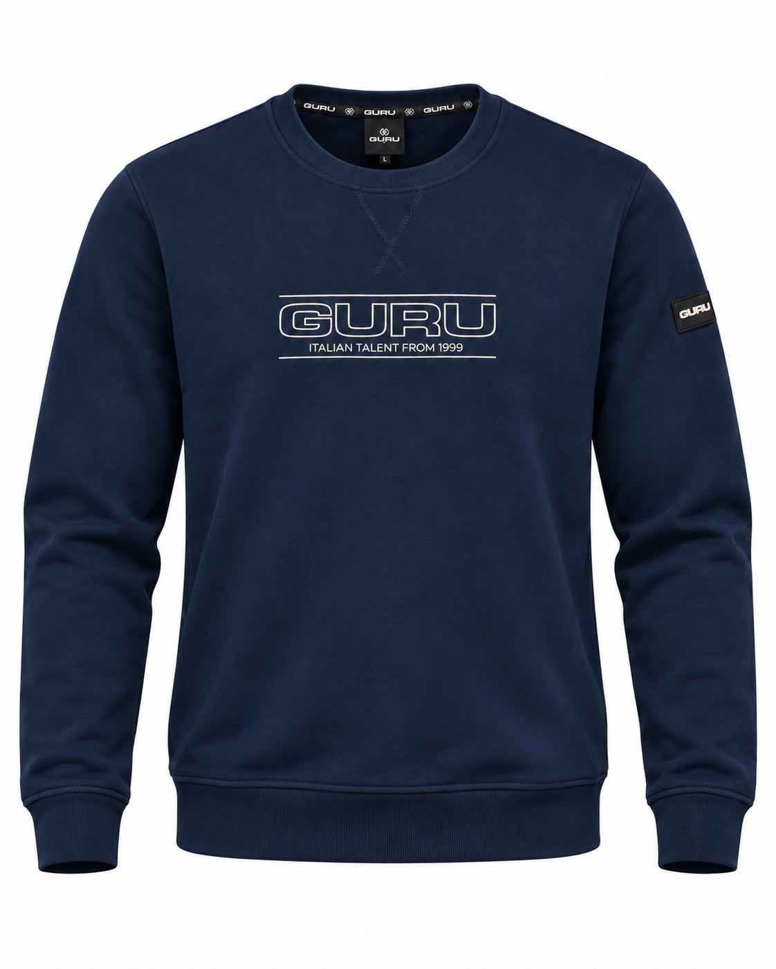 Felpa uomo GURU GU1106 blu navy – fronte