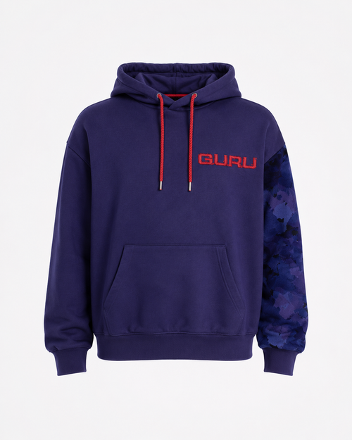 Carica immagine 1 in visualizzazione galleria. Bloom Hoodie Uomo con Maxi Ricamo GURU GM122
