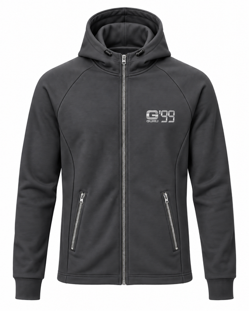 Load image 1 in gallery view. Guru G99 men's full-zip hooded sweatshirt - G99 U7
