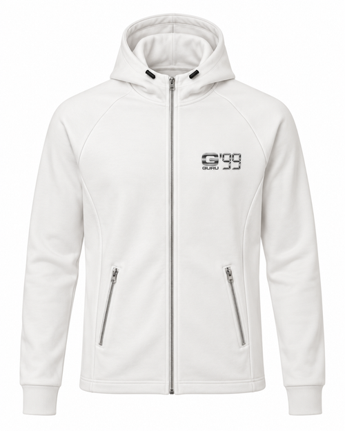 Load image 1 in gallery view. Guru G99 men's full-zip hooded sweatshirt - G99 U7