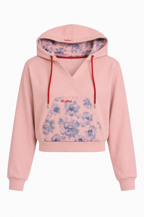 Carica immagine 1 in visualizzazione galleria. Bloom Hoodie Donna GURU con Stampa Floreale GW202