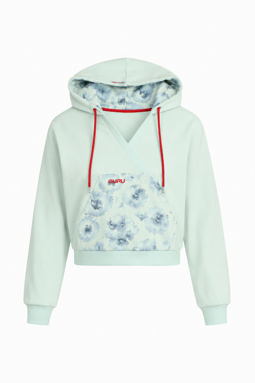 Carica immagine 1 in visualizzazione galleria. Bloom Hoodie Donna GURU con Stampa Floreale GW202