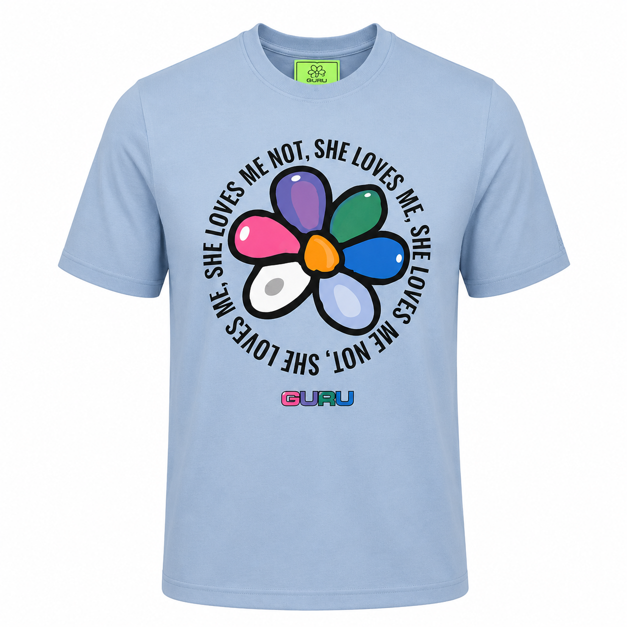 T-Shirt Uomo GURU Flower Statement Graphic STYLE11