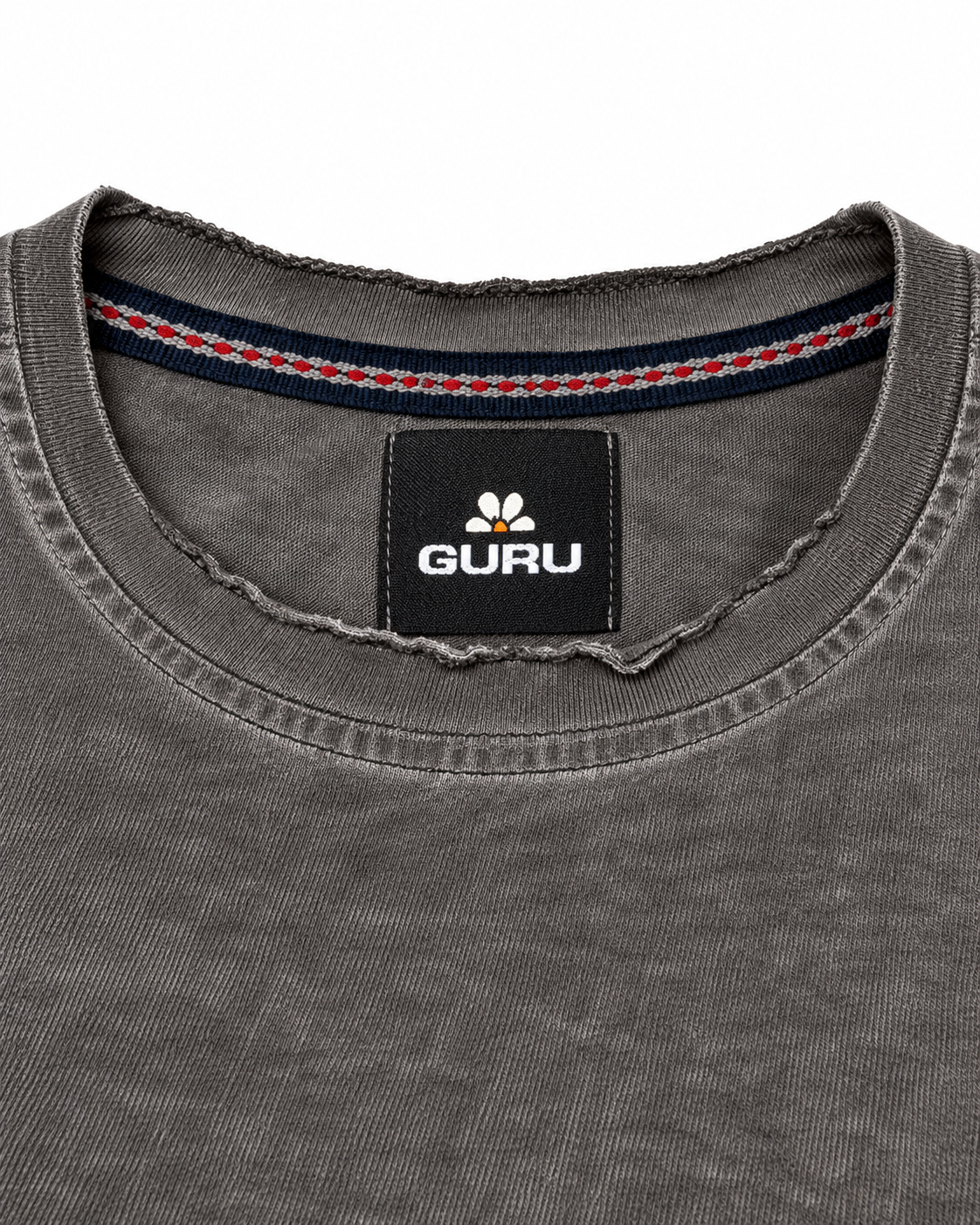 Men's washed T-shirt Gu Rud