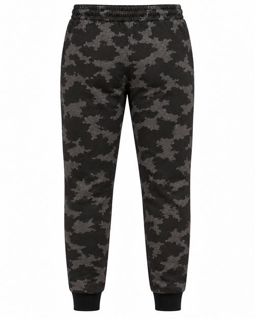 Carica immagine 1 in visualizzazione galleria. Pantalone uomo GURU 1123 nero mimetico: vista posteriore