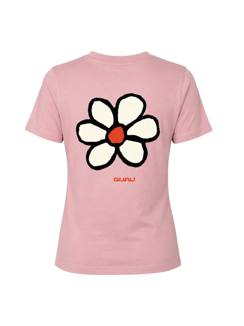 Load image 1 in gallery view. T-Shirt Donna GURU Flower MC99D