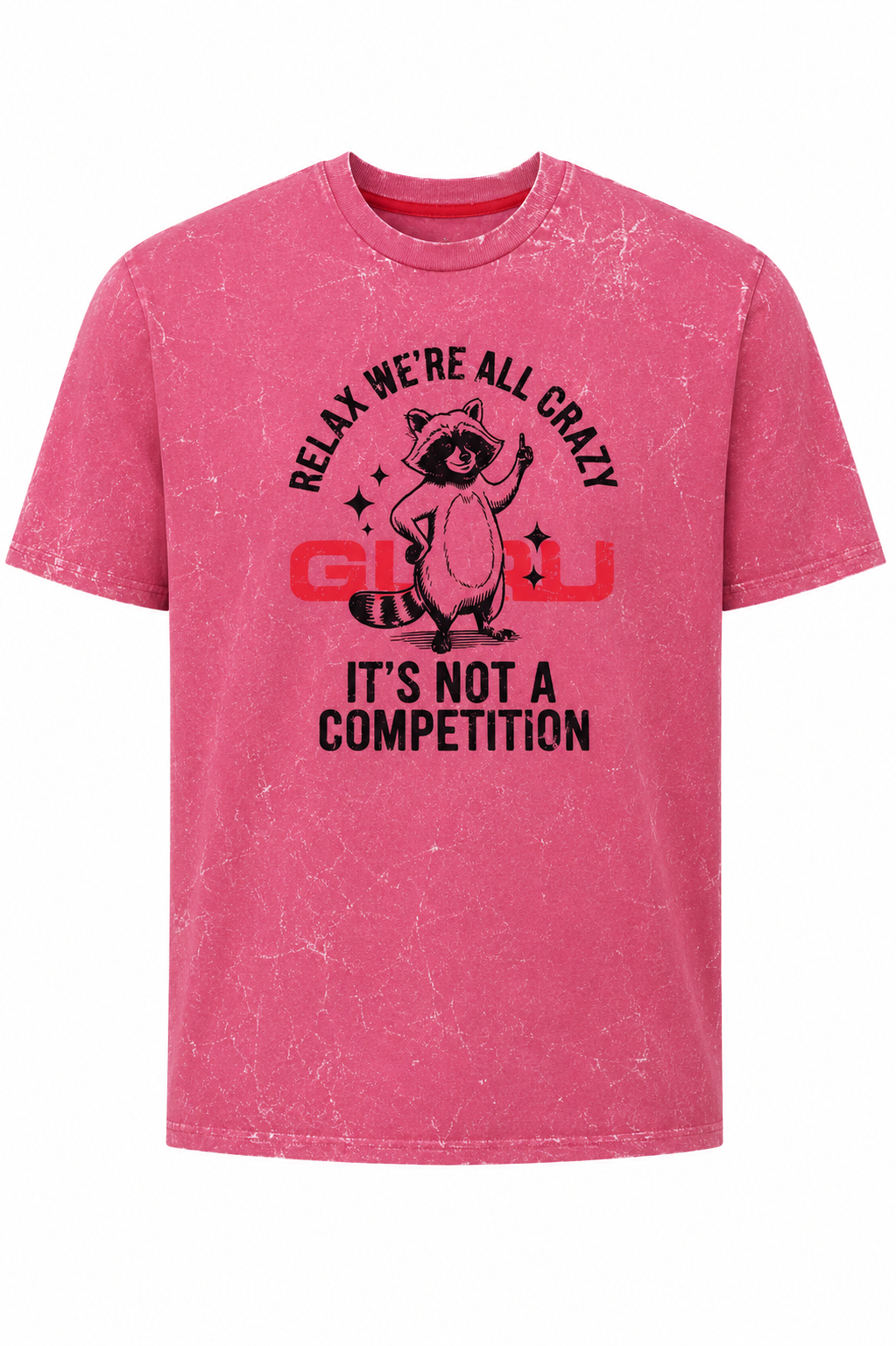 Crop T-shirt Donna Bloom “Relax We’re All Crazy” GW101