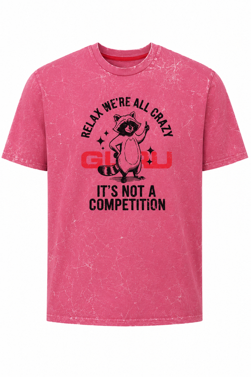 Charger l'image 1 dans la galerie. Crop T-shirt Femme Bloom "Relax We're All Crazy" GW101