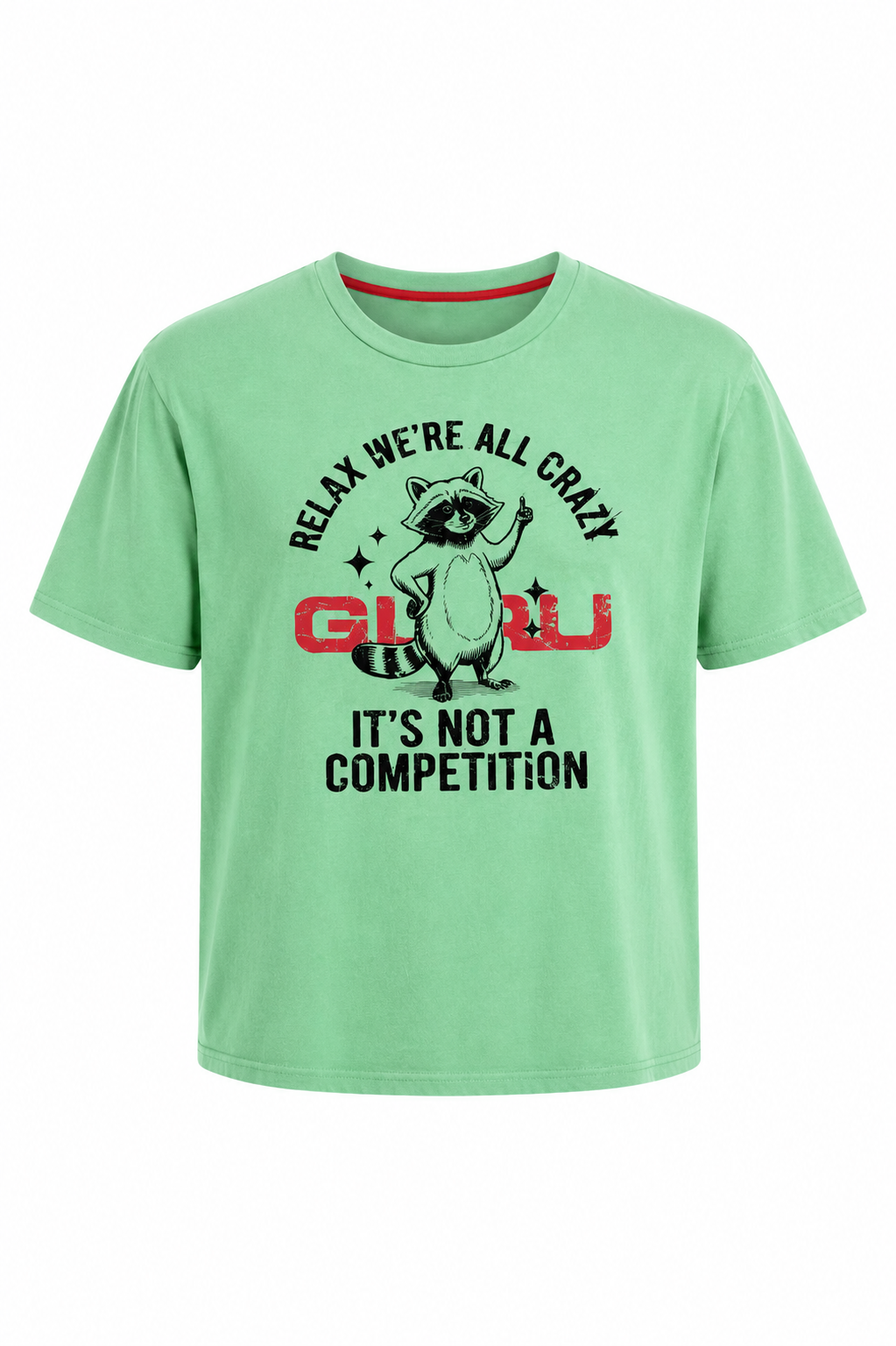 Crop T-shirt Femme Bloom "Relax We're All Crazy" GW101