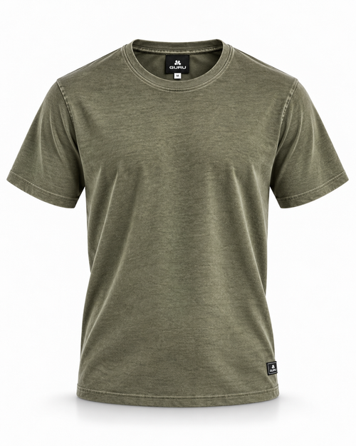 Load image 1 in gallery view. Men's washed T-shirt Gu Rud