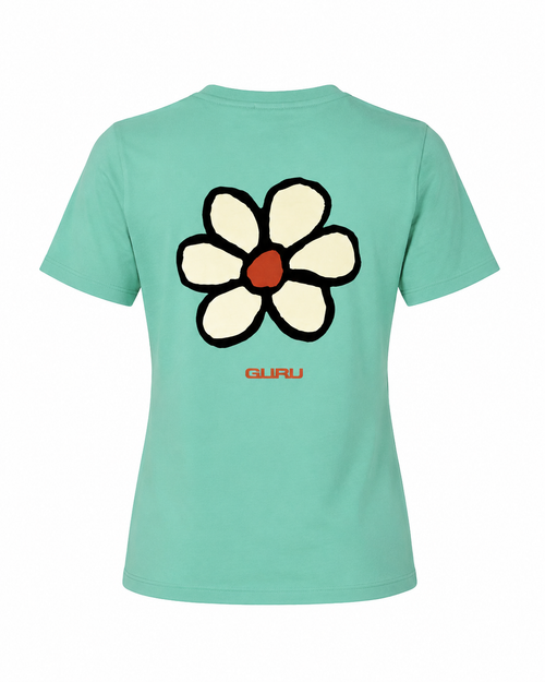 Load image 1 in gallery view. T-Shirt Donna GURU Flower MC99D